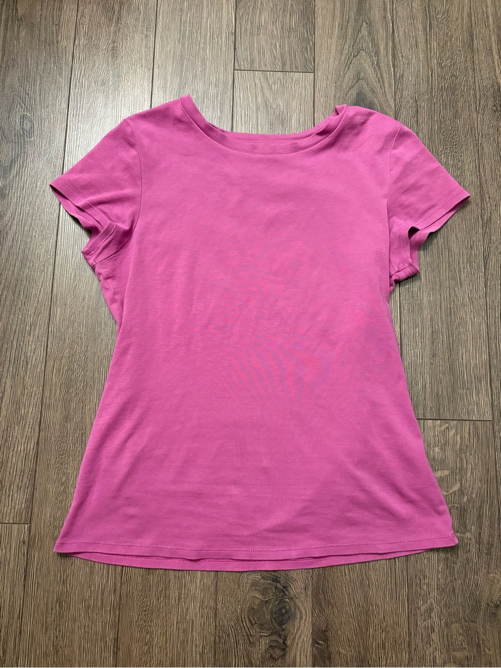 Cotton Short-Sleeve Crew Neck